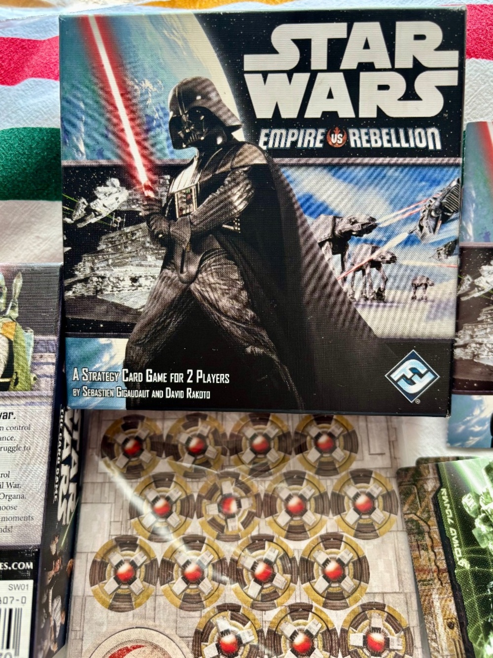 Star Wars "Empire Vs. Rebellion Card Game" OPENED, but NEVER played. See pics.